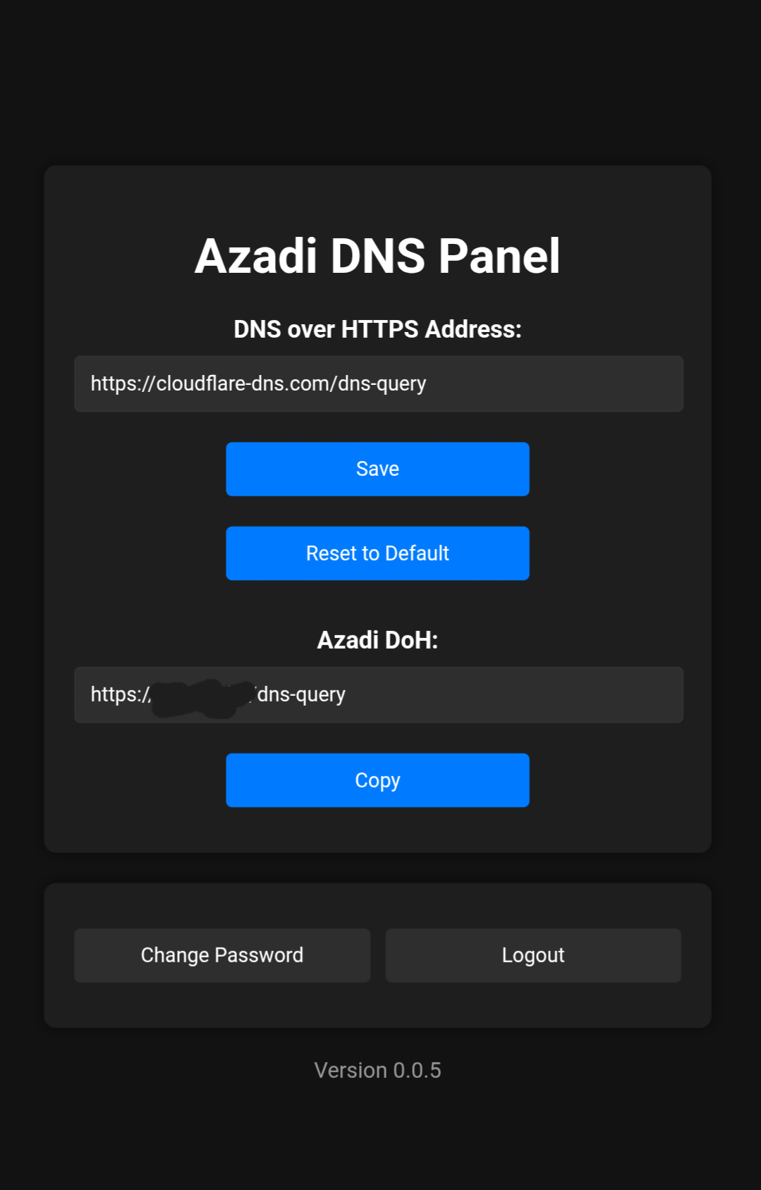 Azadi-DNS