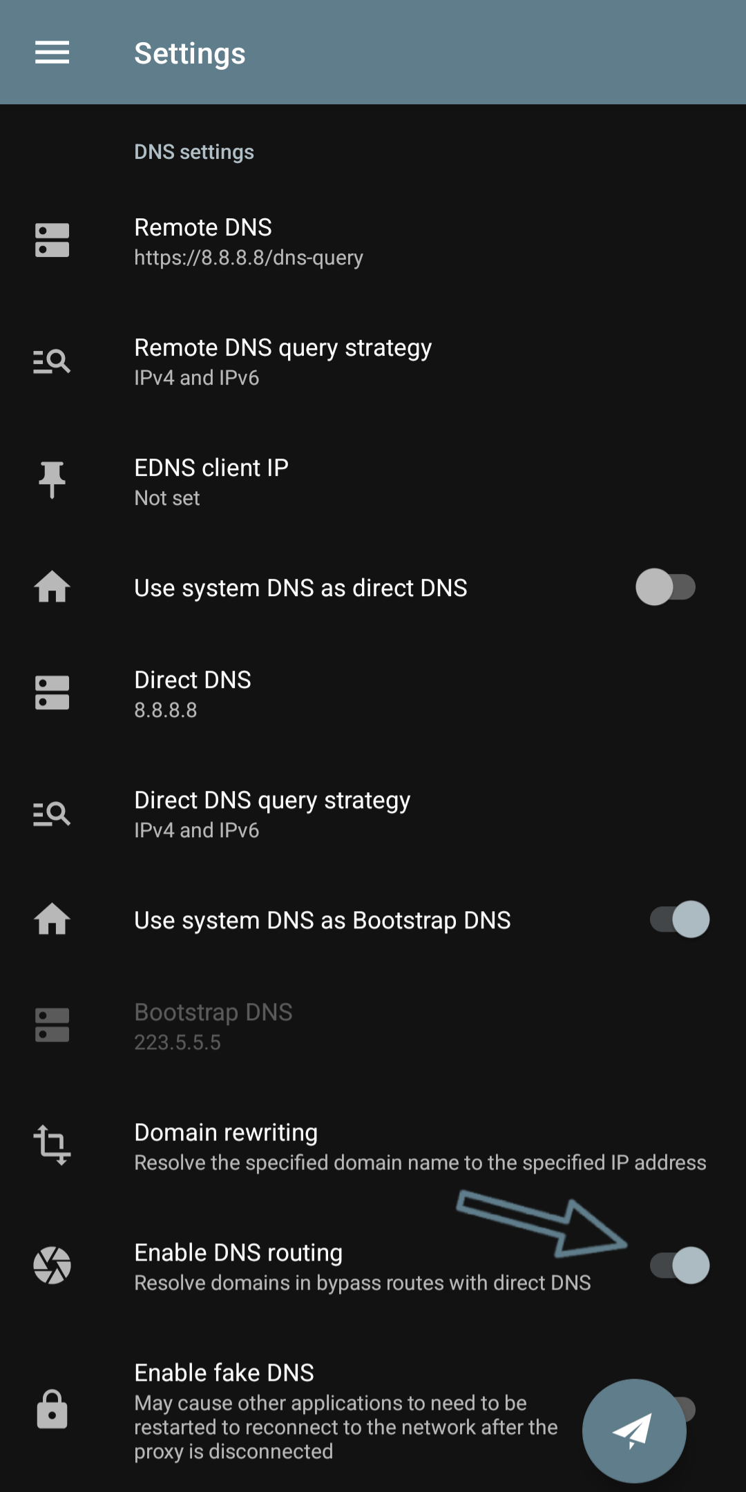 DNS-Routing